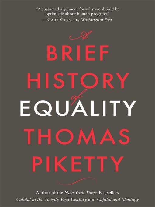 Title details for A Brief History of Equality by Thomas Piketty - Available